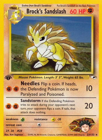 Image for Brock's Sandslash (023/132) [Gym Heroes]