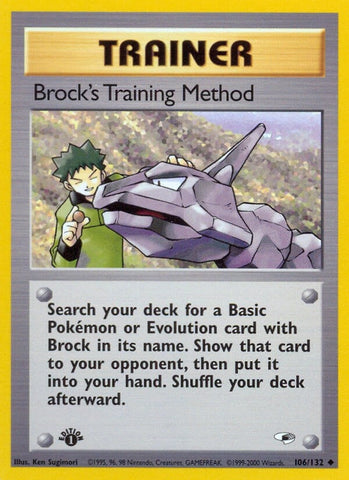 Image for Brock's Training Method (106/132) [Gym Heroes]