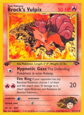 Image for Brock's Vulpix (037/132) [Gym Challenge]