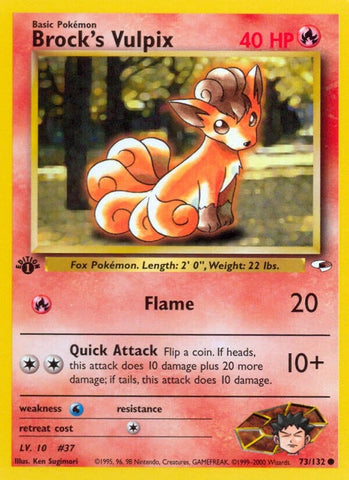 Image for Brock's Vulpix (073/132) [Gym Heroes]