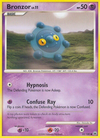 Image for Bronzor (52/100) (Majestic Dawn) - Pokemon