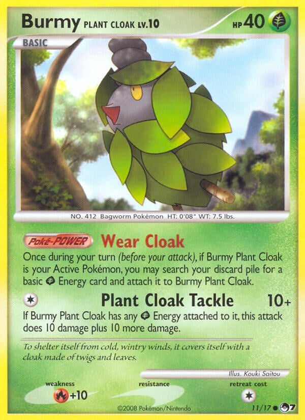 Image for Burmy Plant Cloak (011/017) [POP Series 7]