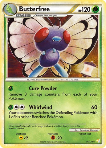 Image for Butterfree (16/123) [HeartGold SoulSilver]