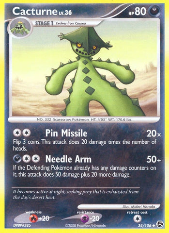 Image for Cacturne (34/106) [Great Encounters]