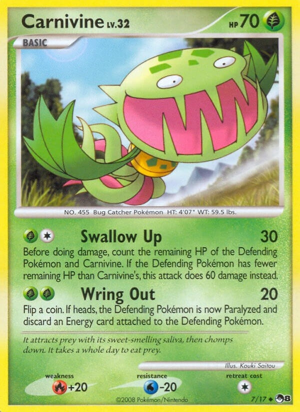 Image for Carnivine (007/017) [POP Series 8]