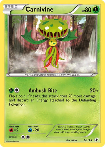 Image for Carnivine (5/113) [Legendary Treasures]