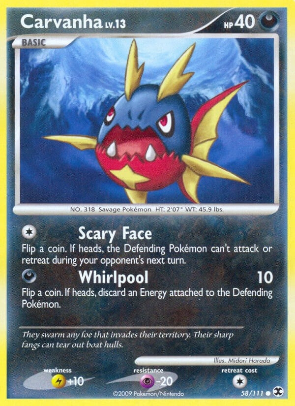 Image for Carvanha (58/111) [Rising Rivals]