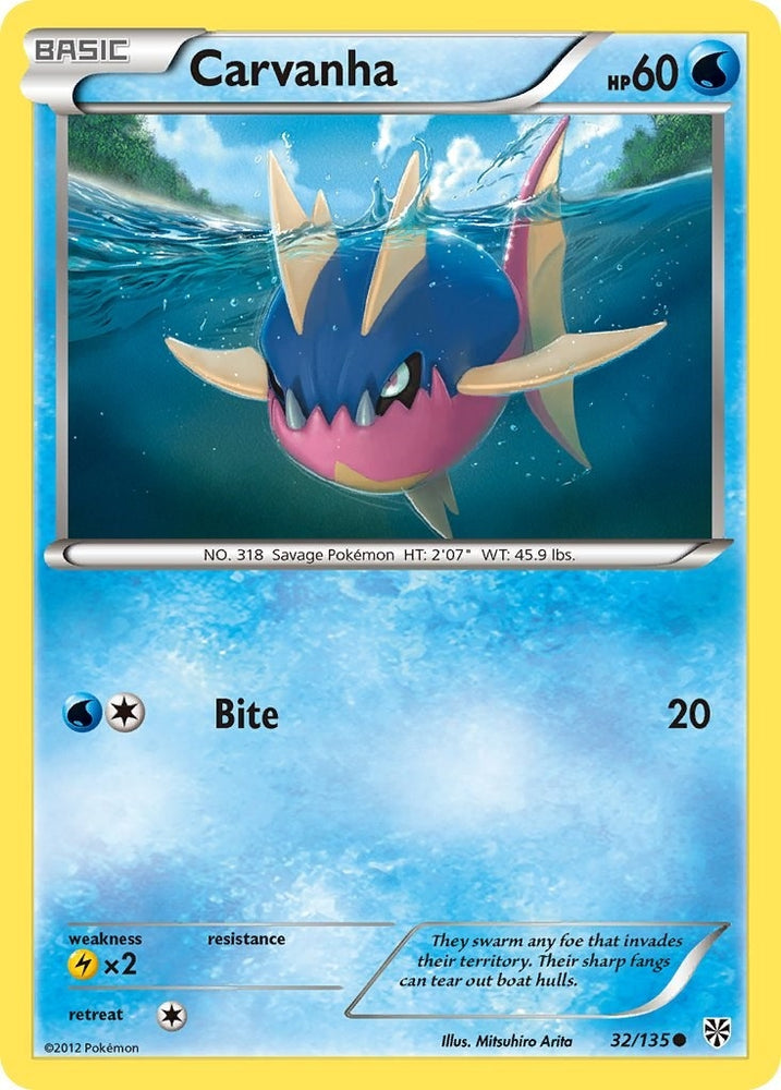 Image for Carvanha (32/135) [Plasma Storm]