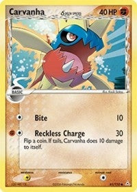 Image for Carvanha (Delta Species) (61/110) [Holon Phantoms]