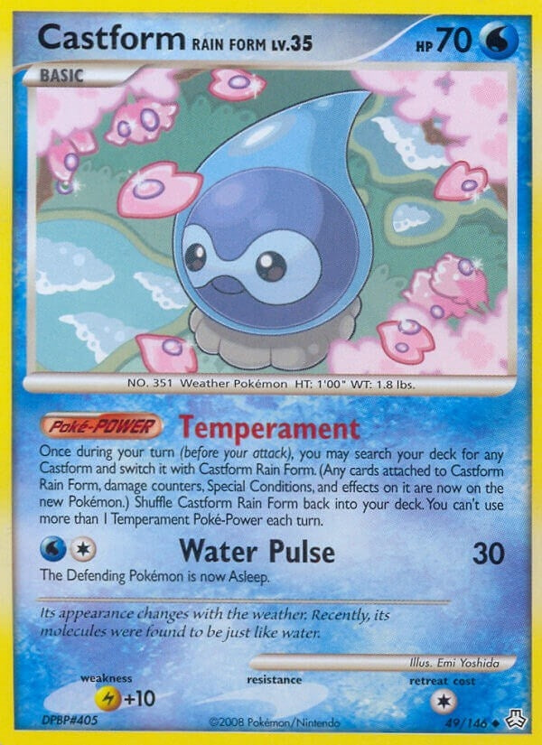 Image for Castform Rain Form (49/146) [Legends Awakened]