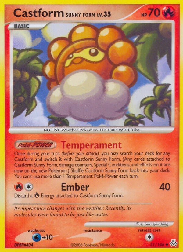 Image for Castform Sunny Form (51/146) [Legends Awakened]