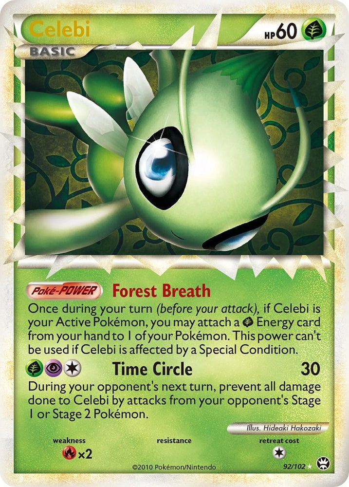 Image for Celebi (Prime) (92/102) [Triumphant]