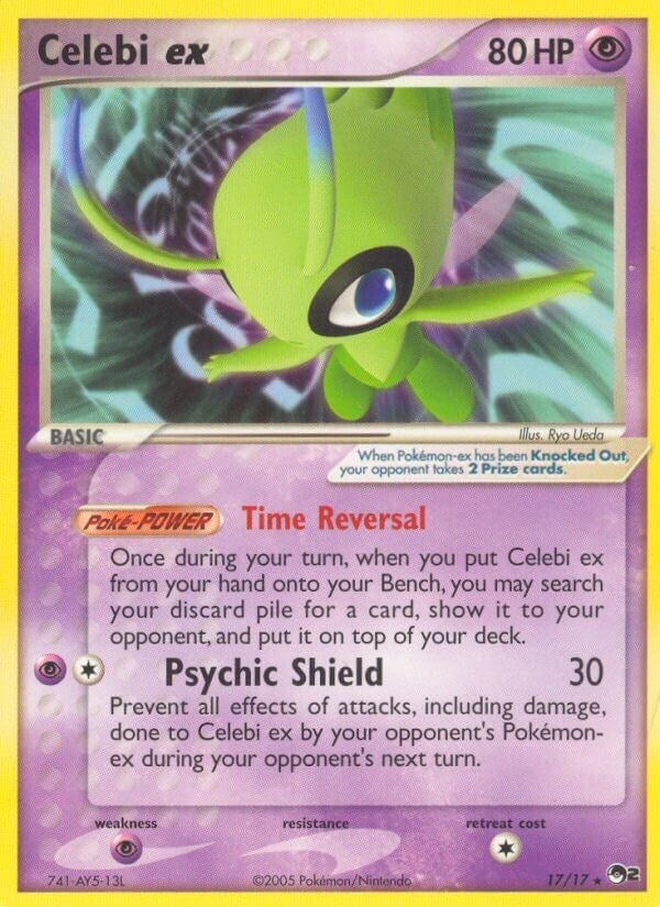 Image for Celebi ex (Non-Holo) (017/017) [POP Series 2]