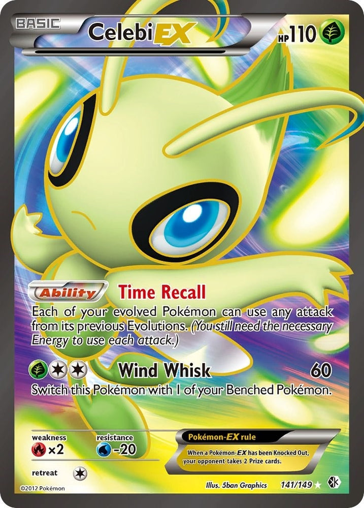 Image for Celebi EX (141 Full Art) (141/149) [Boundaries Crossed]