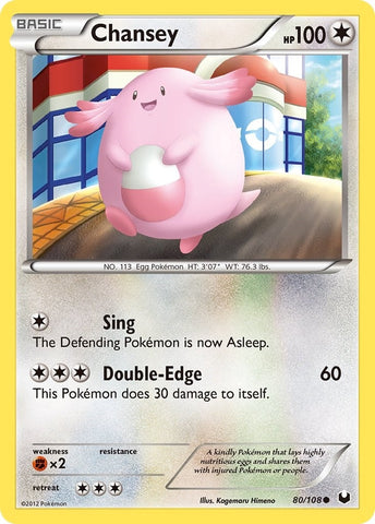 Image for Chansey (80) (80/108) [Dark Explorers]