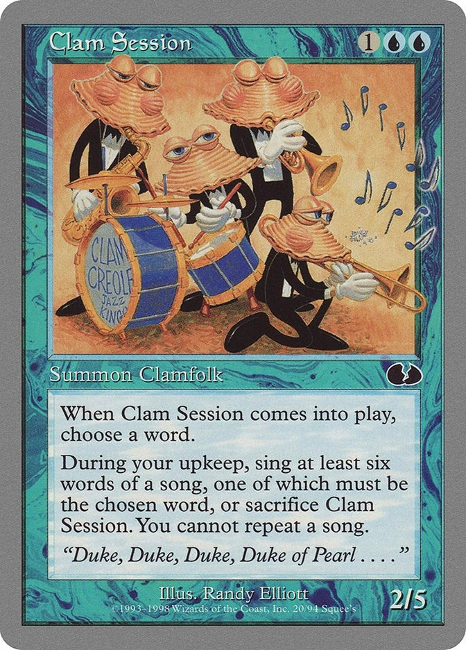 Image for Clam Session (20) [Unglued]