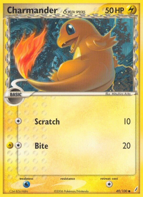 Image for Charmander (Delta Species) (49/100) [Crystal Guardians]