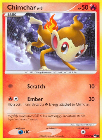 Image for Chimchar (012/017) [POP Series 8]