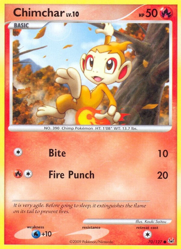 Image for Chimchar (70/127) [Platinum]