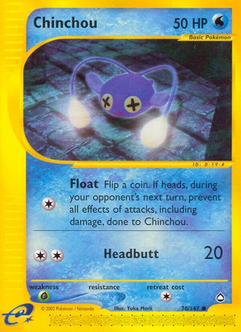 Image for Chinchou (70) (070/147) [Aquapolis]