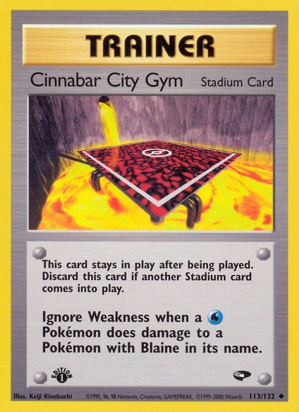 Image for Cinnabar City Gym (113/132) [Gym Challenge]