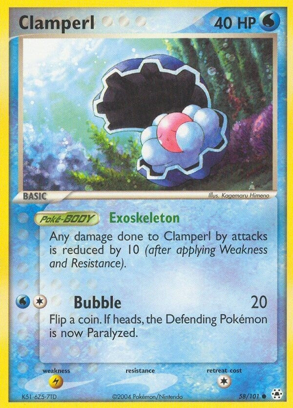 Image for Clamperl (58/101) [Hidden Legends]
