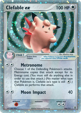 Image for Clefable ex (106/112) [FireRed & LeafGreen]