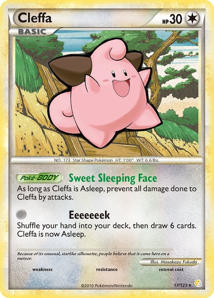Image for Cleffa (17/123) [HeartGold SoulSilver]