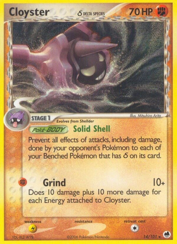Image for Cloyster (Delta Species) (14/101) [Dragon Frontiers]