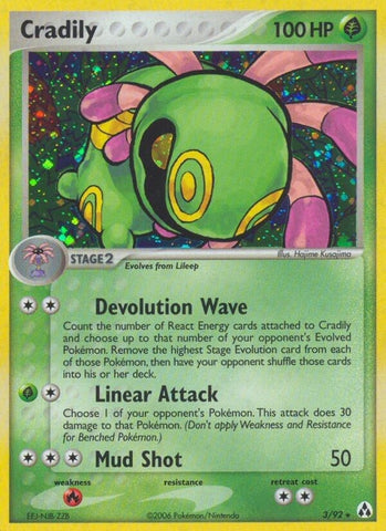 Image for Cradily (3/92) [Legend Maker]