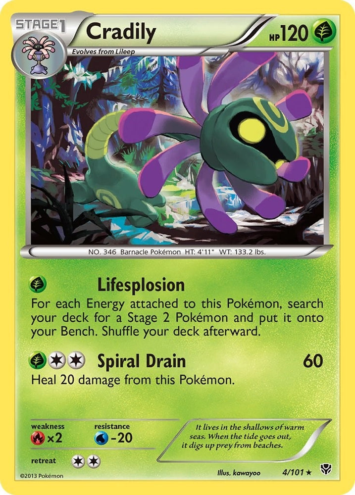 Image for Cradily (4/101) [Plasma Blast]