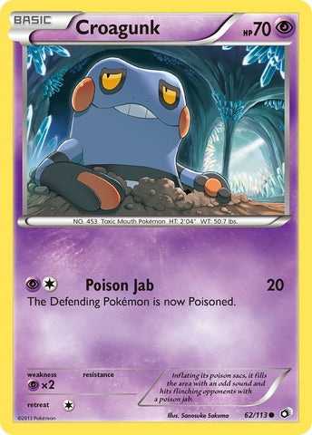 Image for Croagunk (62/113) [Legendary Treasures]