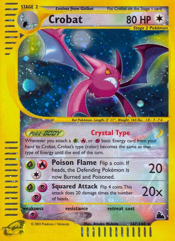 Image for Crobat (147) (147/144) [Skyridge]