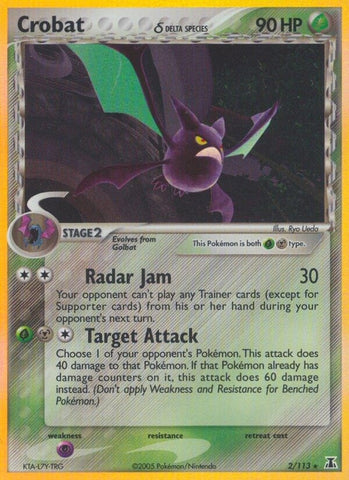 Image for Crobat (Delta Species) (2/113) [Delta Species]