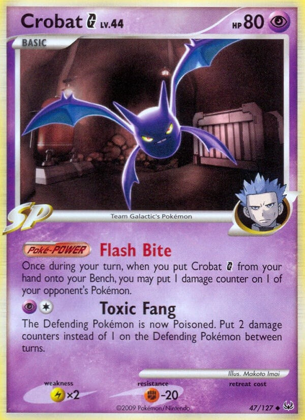 Image for Crobat G (47/127) [Platinum]