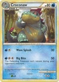Image for Croconaw (#13) (13/30) [HGSS Trainer Kit: Gyarados & Raichu]