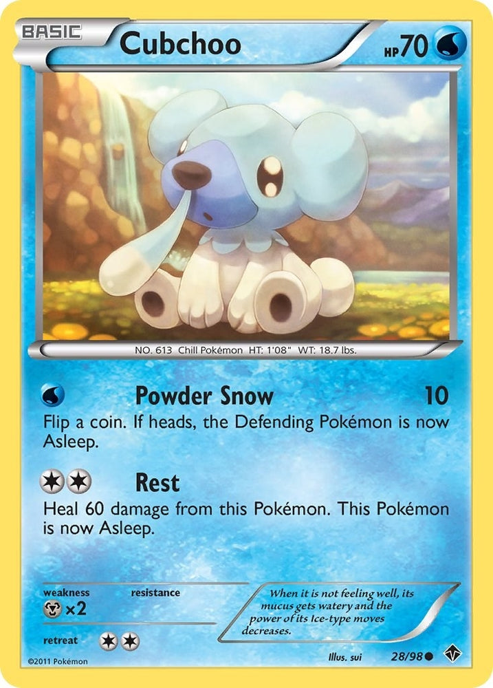 Image for Cubchoo (28) (28/98) [Emerging Powers]
