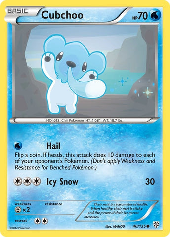 Image for Cubchoo (40/135) [Plasma Storm]