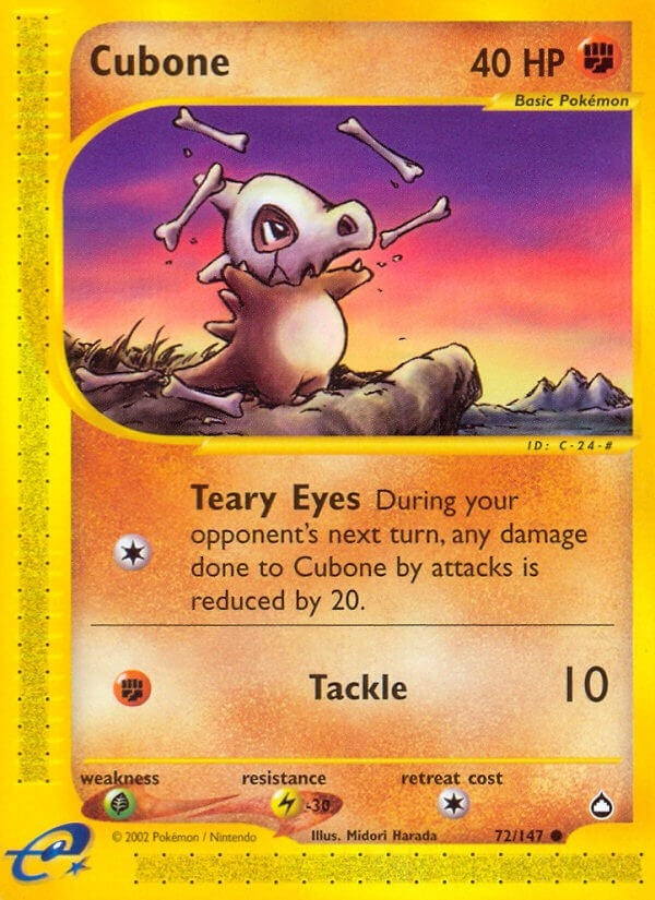Image for Cubone (072/147) [Aquapolis]