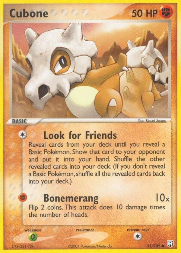Image for Cubone (51/109) [Team Rocket Returns]