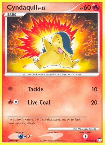 Image for Cyndaquil (79/123) (Mysterious Treasures) - Pokemon