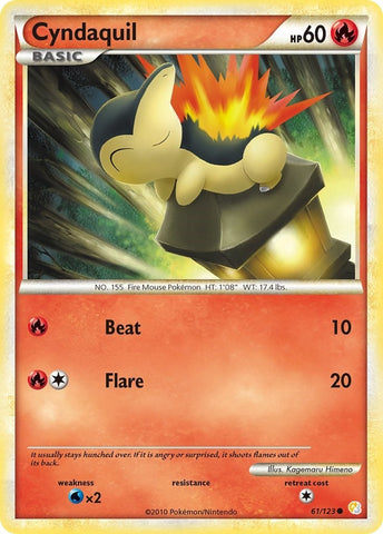 Image for Cyndaquil (61/123) [HeartGold SoulSilver]