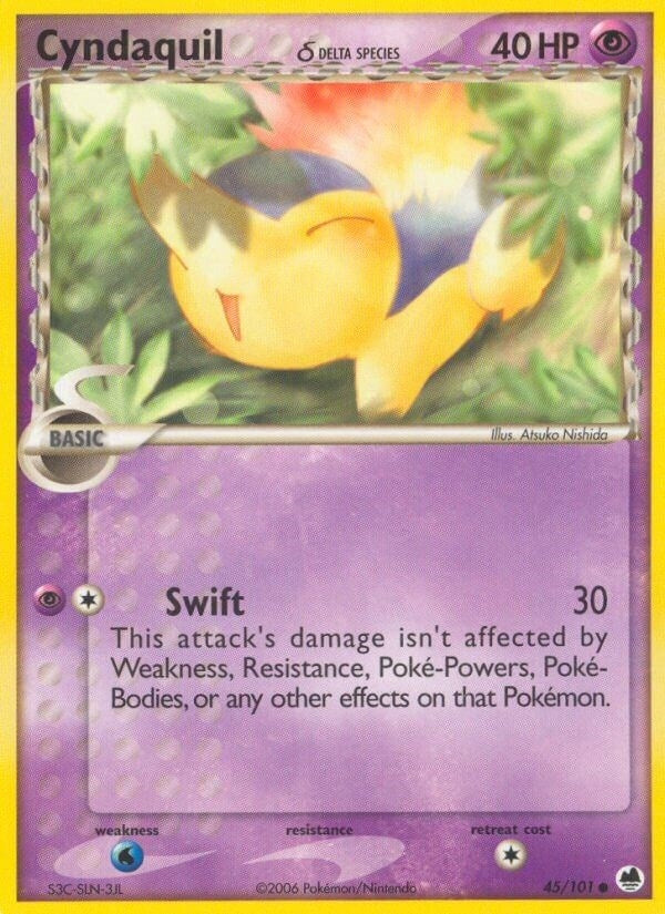 Image for Cyndaquil (Delta Species) (45/101) [Dragon Frontiers]