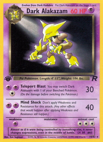 Image for Dark Alakazam (18) (18/82) [Team Rocket]