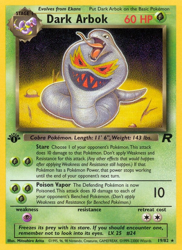 Image for Dark Arbok (19) (19/82) [Team Rocket]