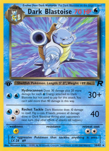 Image for Dark Blastoise (20) (20/82) [Team Rocket]