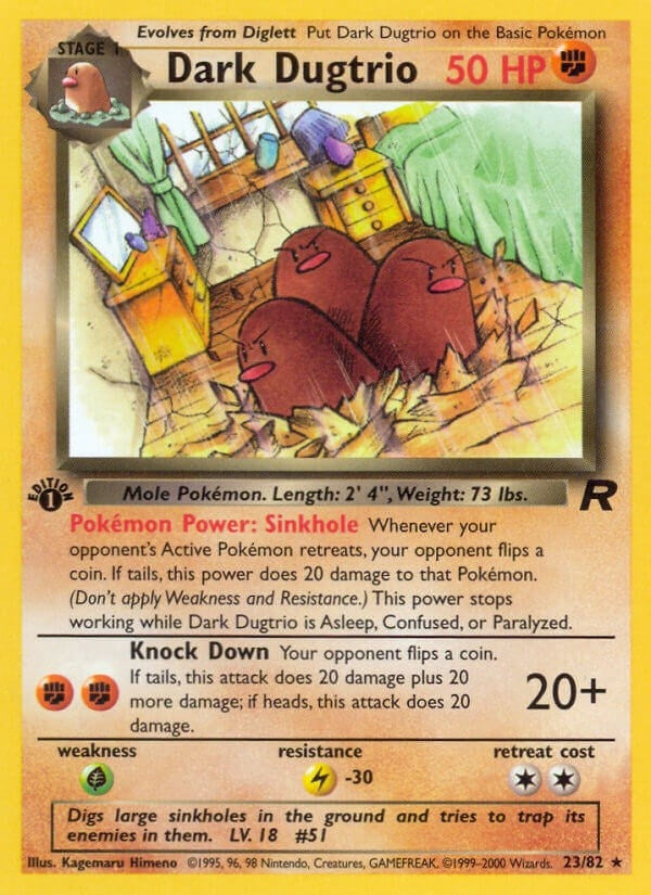 Image for Dark Dugtrio (23) (23/82) [Team Rocket]