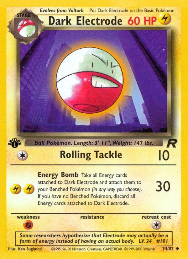 Image for Dark Electrode (34/82) [Team Rocket]