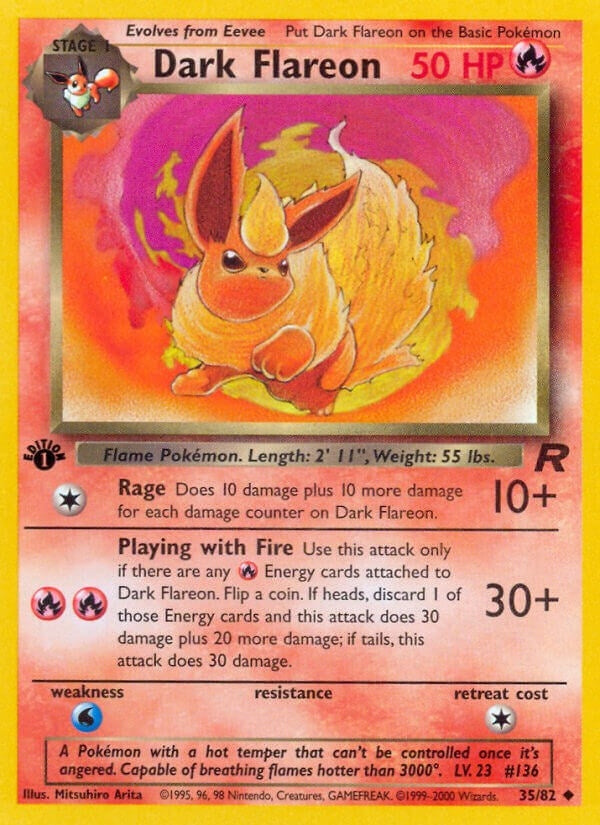 Image for Dark Flareon (35/82) [Team Rocket]