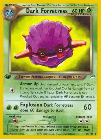 Image for Dark Forretress (035/105) (Neo Destiny) - Pokemon